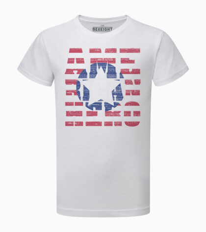 T-shirt American Hero Homme Blanc