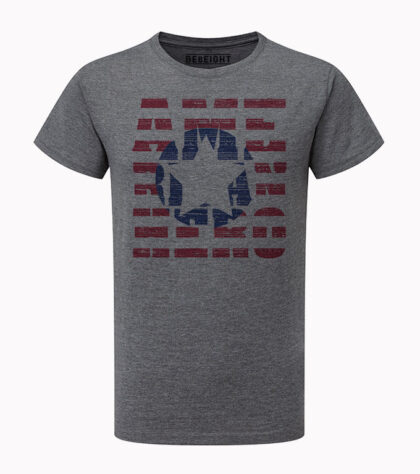 T-shirt American Hero Homme grey-marl