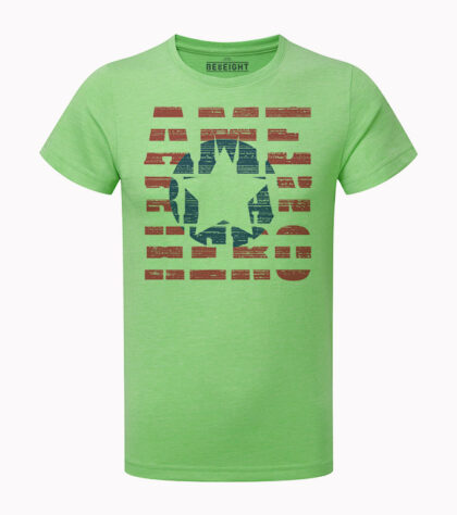 T-shirt American Hero Homme vert