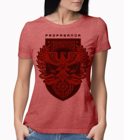 T-shirt Propaganda Femme Rouge