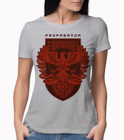 T-shirt Propaganda Femme Silver