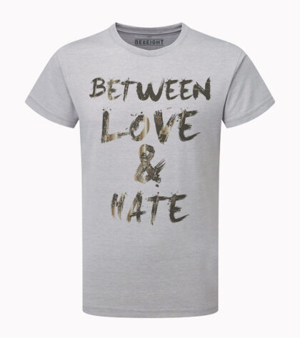 T-shirt Between Love Homme Silver