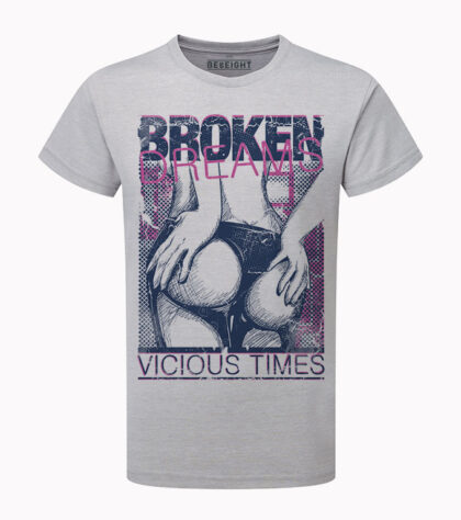 T-shirt Broken Dreams Homme Silver