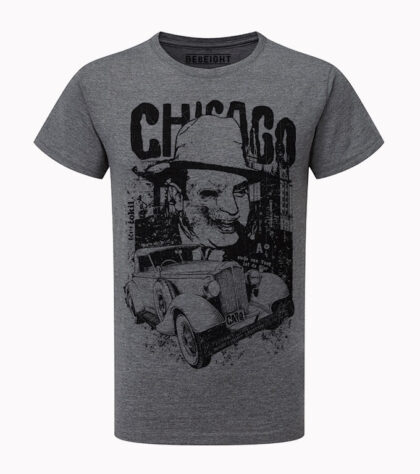 T-shirt Chicago Homme grey-marl