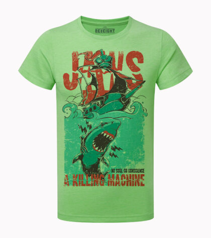 T-shirt Jaws Homme vert