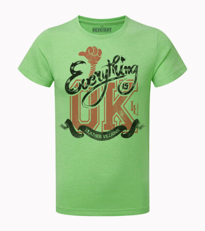 T-shirt everything is ok Homme vert