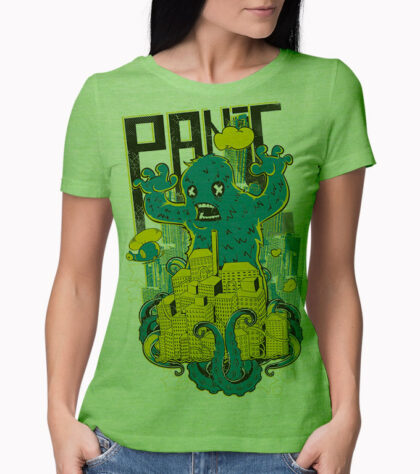 T-shirt Pant Femme vert