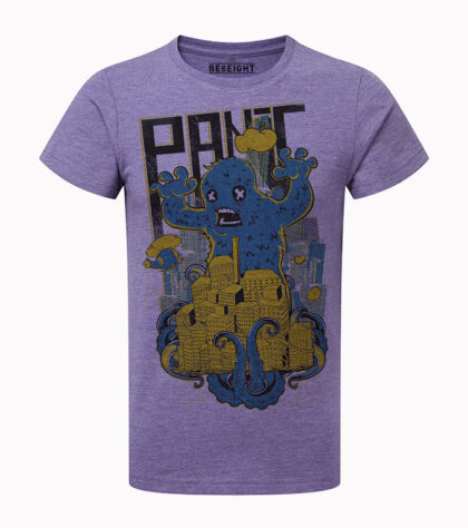 T-shirt Pant Homme purple-marl