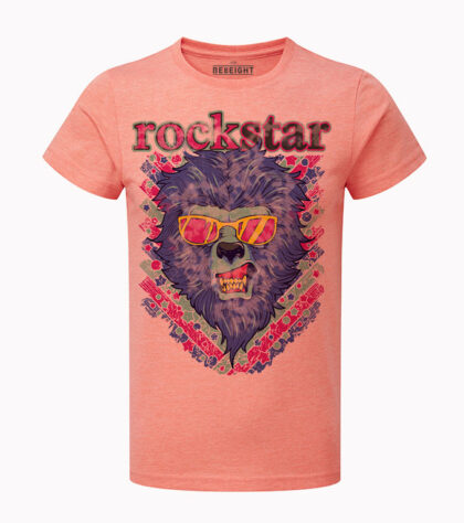 T-shirt RockStar Homme coral-marl