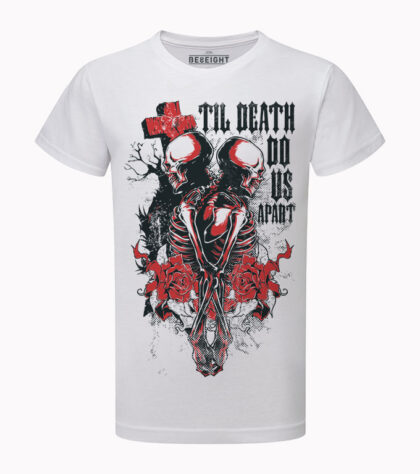 T-shirt Til Death Do Us Homme Blanc