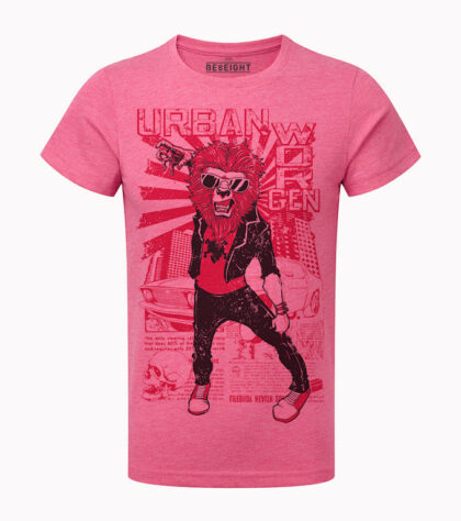 T-shirt Urban Wor Homme pink-marl