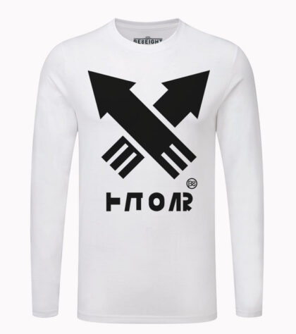 T-shirt Kalamarus Rex Brand tshirt-geek-manches-longues Blanc