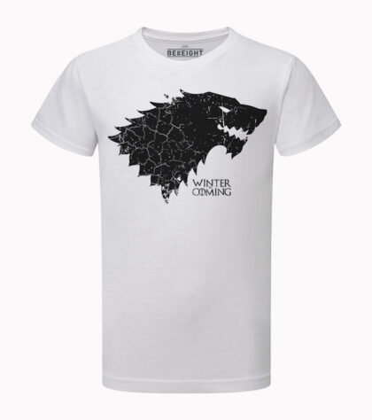 T-shirt Winter is Coming Femme Blanc