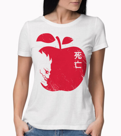 T-shirt apple of the death Femme Blanc