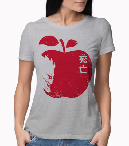 T-shirt apple of the death Femme Silver