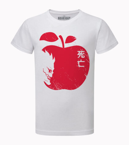 T-shirt apple of the death Homme Blanc