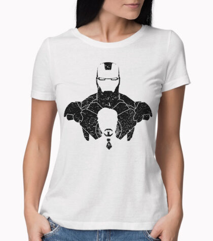 T-shirt armor shadow Femme Blanc
