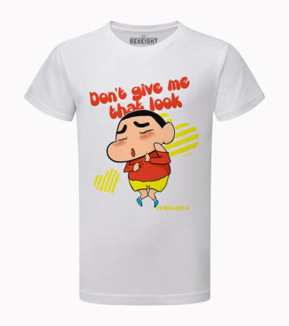 T-shirt Don't Give Me That Look Homme Blanc