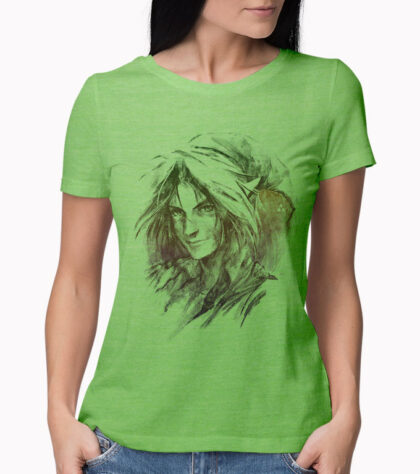 T-shirt Link Femme vert