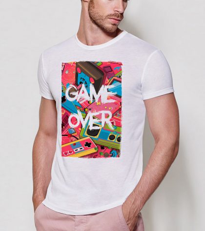 T-shirt Game Over Rétrogaming