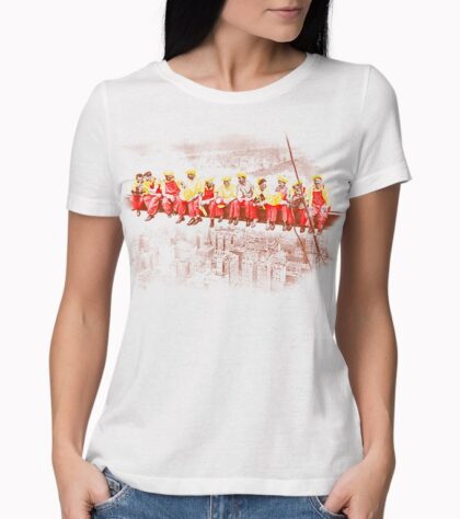 T-shirt fire maker Femme Blanc