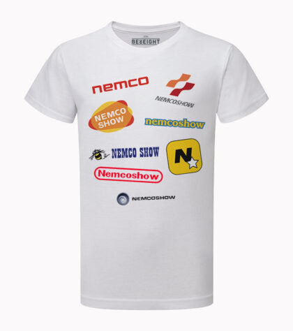 T-shirt Logos Nemcoshow Homme Blanc