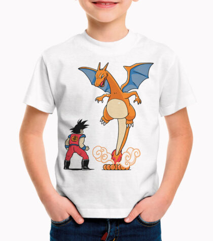 T-shirt Enfant pokemon x goku