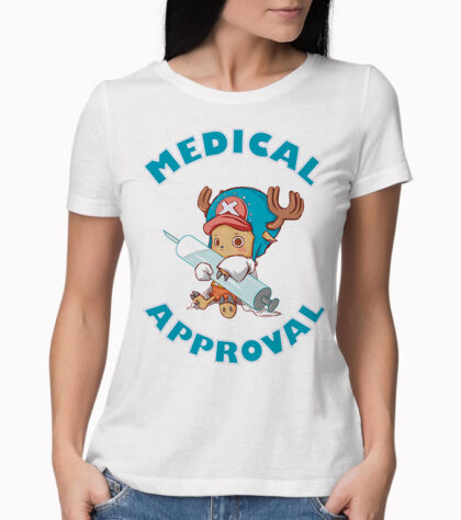 T-shirt Medical Aproval Femme Blanc