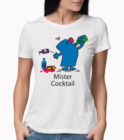T-shirt Mister Cocktail Femme Blanc