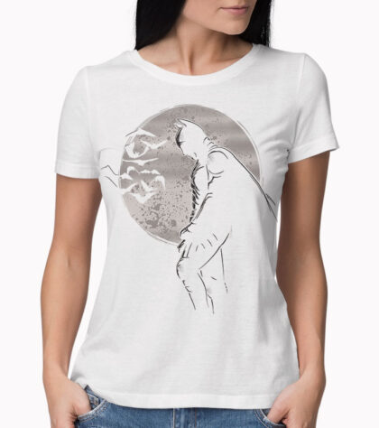 T-shirt By Night Femme Blanc