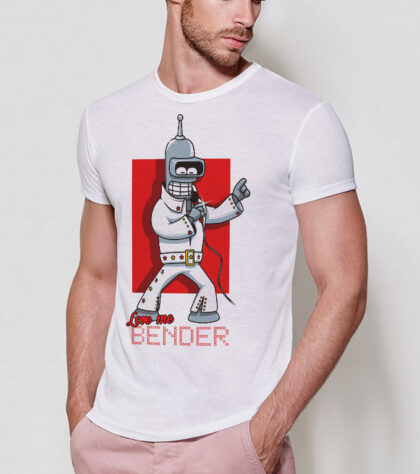 T-shirt Futurama Love Me Bender