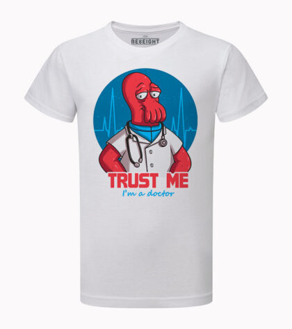 T-shirt Futurama Trust Me Homme Blanc