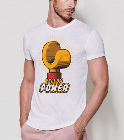 T-shirt Yellow Power
