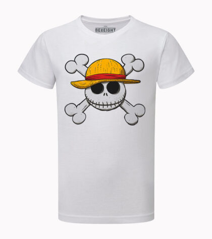 T-shirt Jack Luffy Homme Blanc