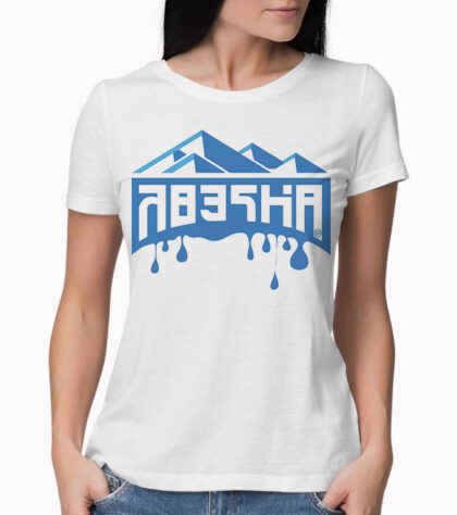 T-shirt Abysma Brand Femme Blanc