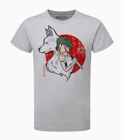 T-shirt Wolf Blood Homme Silver