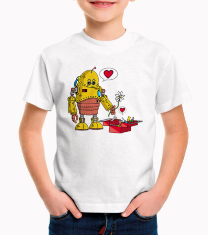 T-shirt Enfant Le robot amoureux